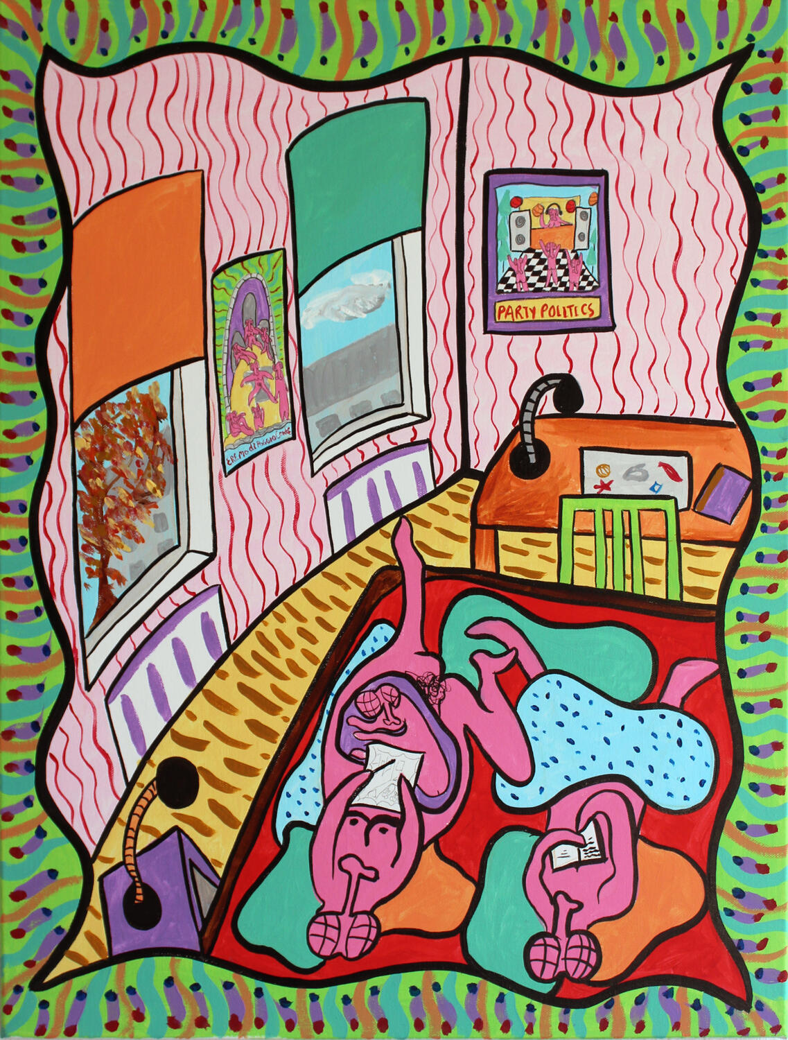 "Zuhause" 2022 Acrylic on canvas