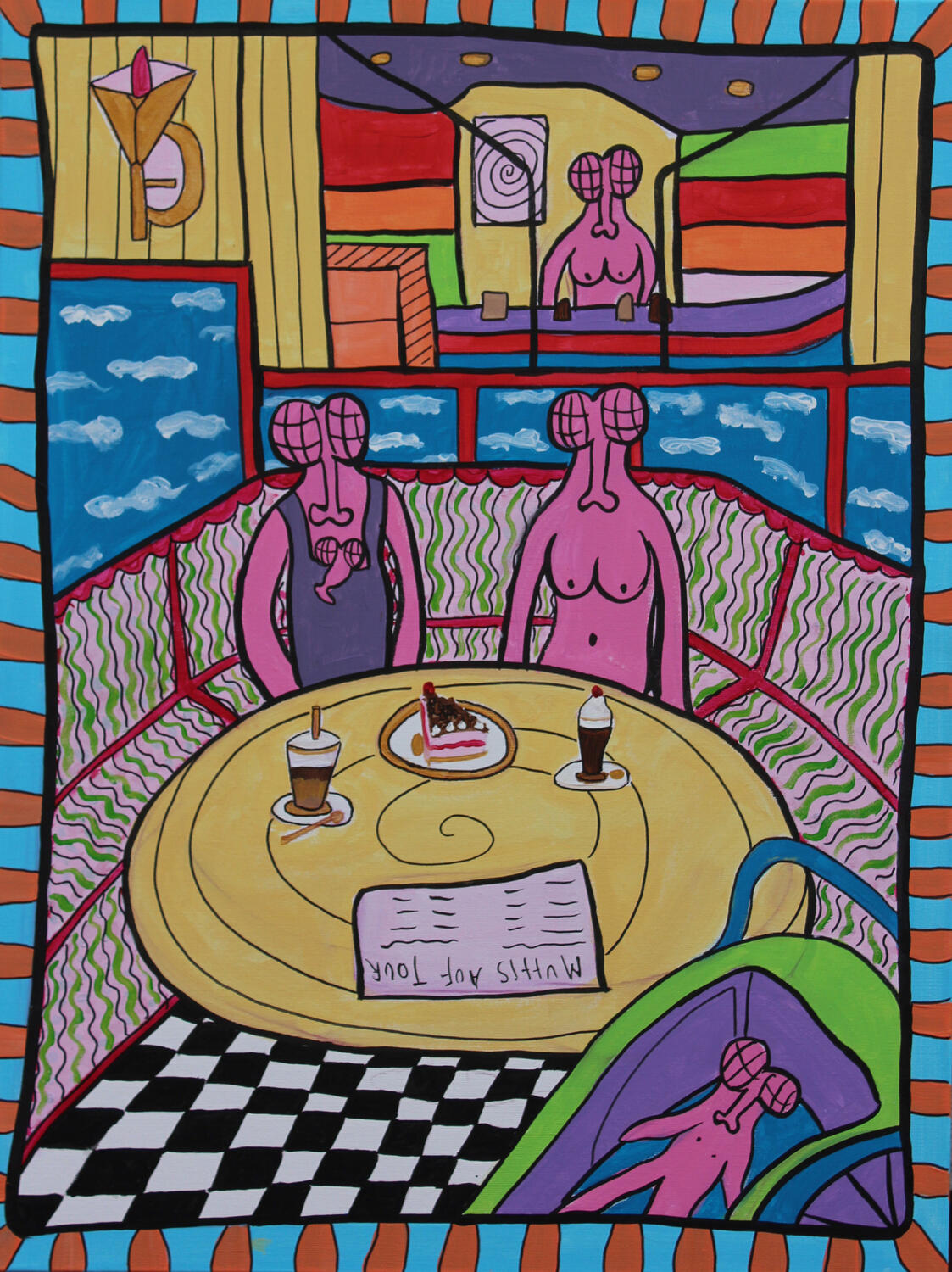 &quot;Muttis auf Tour&quot; 2023 Acrylic on canvas