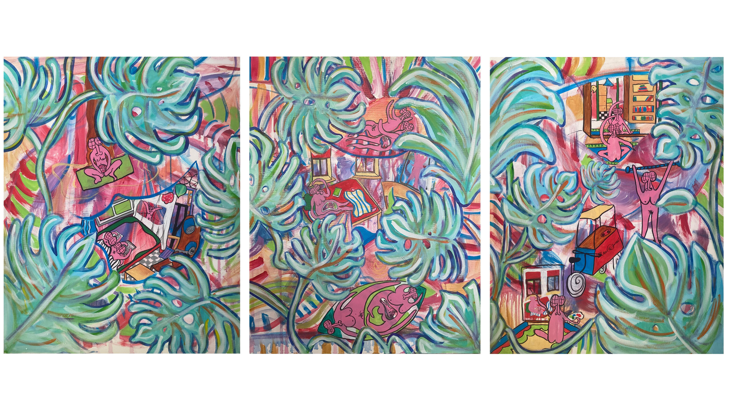 &quot;Impressions in Utero&quot; 2024 Acrylic on Canvas