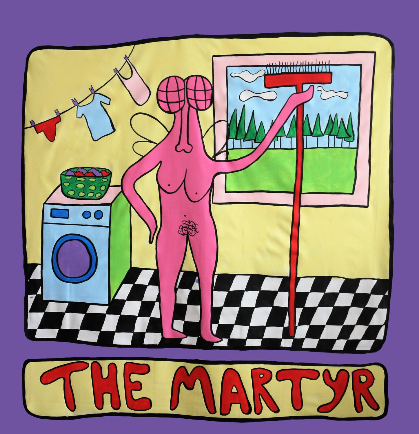 "The martyr" 2020 Acrylic on canvas