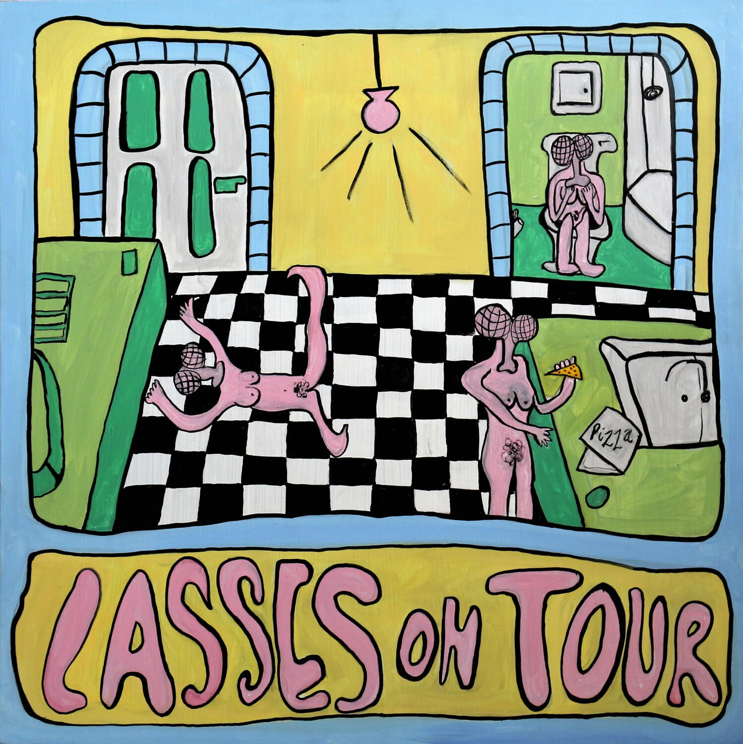 &quot;Lasses on tour&quot; 2019 Acrylic on canvas